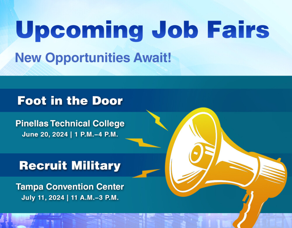 Upcoming Job Fairs!